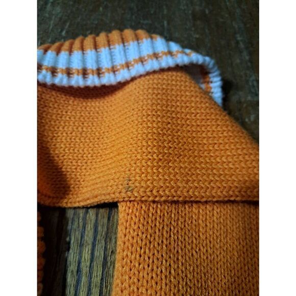 Adidas University TN Volunteers Orange White Collar Scarf Wrap w Hand Pockets - Picture 9 of 10